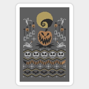 Pumpkin King Sweater Sticker